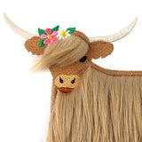 Fluffy and Fabulous Highland Cow (Applique)