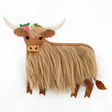Fluffy and Fabulous Highland Cow (Applique)