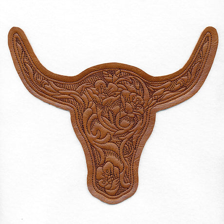 Western & Wild Steer Head (Applique)