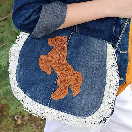 Western & Wild Horse (Applique)