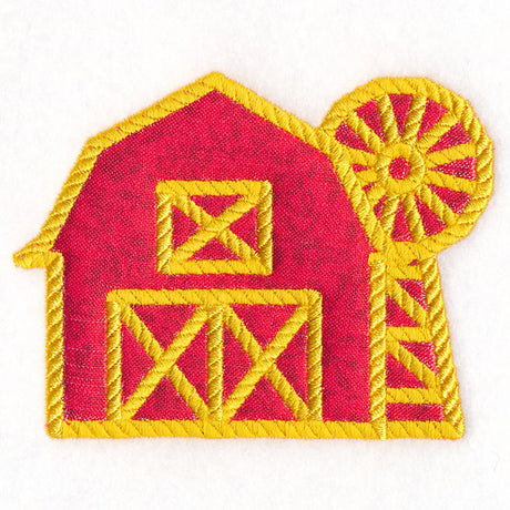 Simply Classic Barn (Applique)