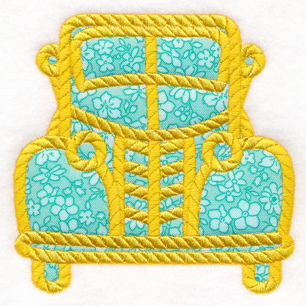 Simply Classic Retro Truck (Applique)