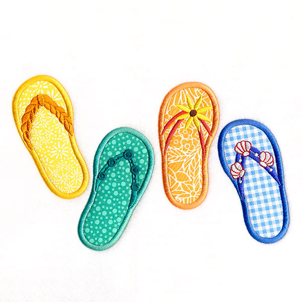 Fun in the Sun Flip Flop Border (Applique)