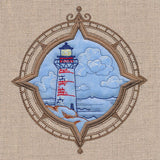 Off the Coast Lighthouse (Batting Applique)