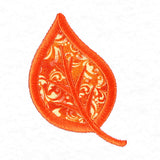 Fall Cottonwood Leaf (Applique)