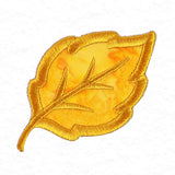Fall Aspen Leaf (Applique)