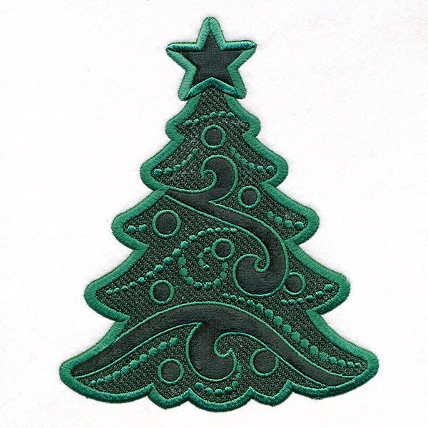 Oh Christmas Tree (Applique) (Embossed)