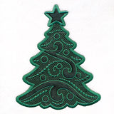 Oh Christmas Tree (Applique) (Embossed)