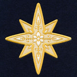 Christmas Star (Applique) (Embossed)