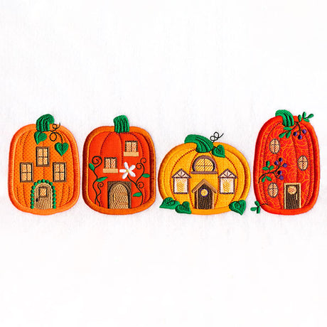Pumpkin Village Border (Applique)