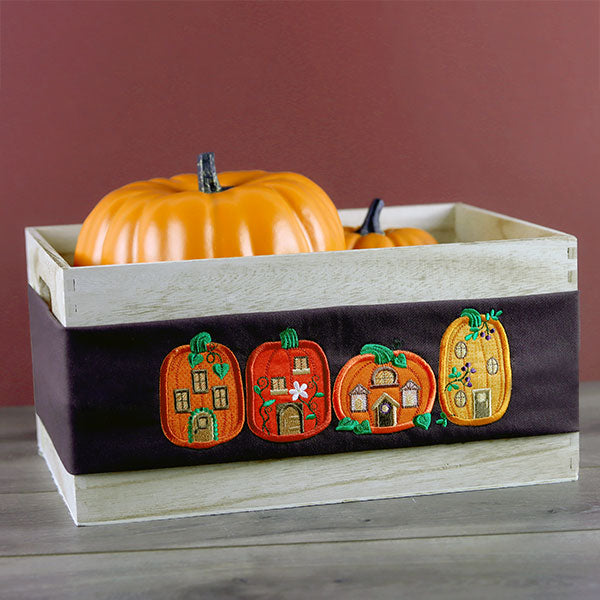 Pumpkin Village Border (Applique)