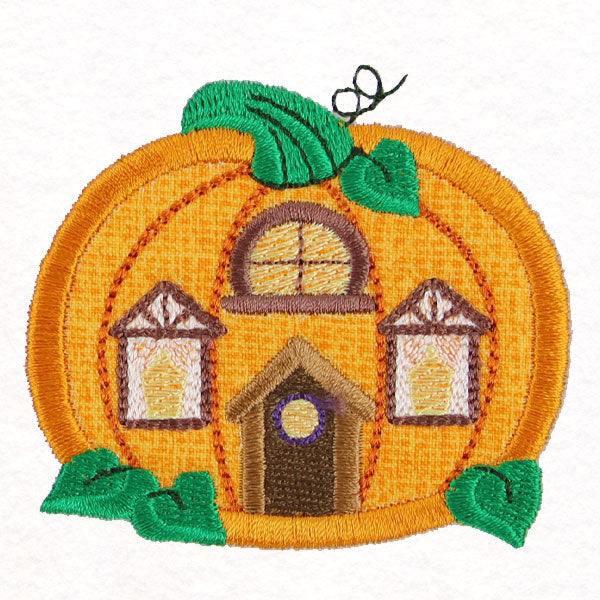 Pumpkin Village House 3 (Applique)