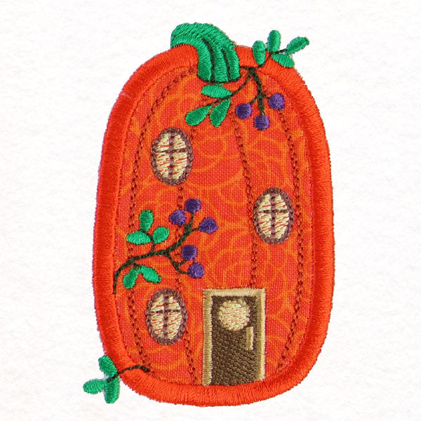 Pumpkin Village House 4 (Applique)