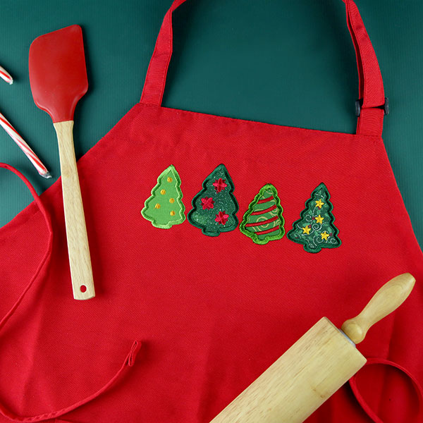 Christmas Tree Border (Applique)