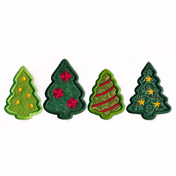 Christmas Tree Border (Applique)
