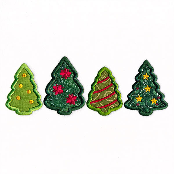 Christmas Tree Border (Applique)