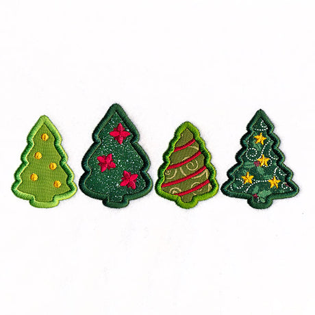 Christmas Tree Border (Applique)
