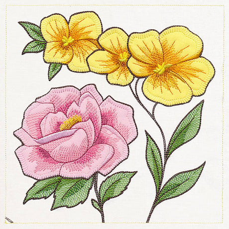 Birdwatching & Dreaming Panel - Top Right (Heirloom Applique)