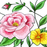 Birdwatching & Dreaming Panel - Top Right (Heirloom Applique)