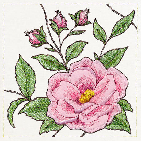 Birdwatching & Dreaming Panel - Bottom Right (Heirloom Applique)