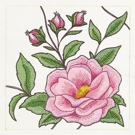 Birdwatching & Dreaming Panel - Bottom Right (Heirloom Applique)