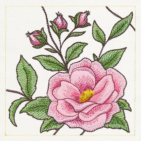 Birdwatching & Dreaming Panel - Bottom Right (Heirloom Applique)