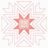 Eight-Point Star Quilt Square (Applique)