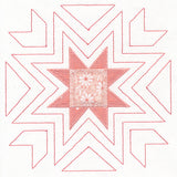 Eight-Point Star Quilt Square (Applique)