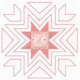Eight-Point Star Quilt Square (Applique)