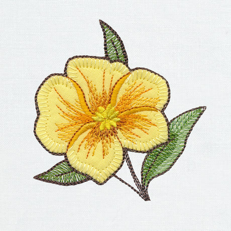 Birdwatching & Dreaming - Yellow Flower (Heirloom Applique)