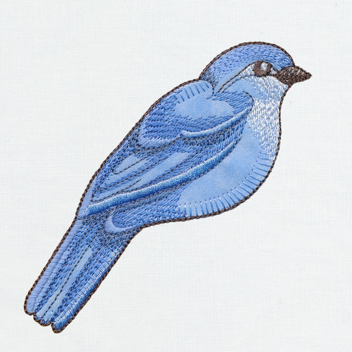 Birdwatching & Dreaming - Bluebird 2 (Heirloom Applique)