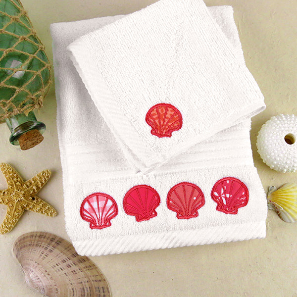 By the Sea Border - Seashell (Applique)