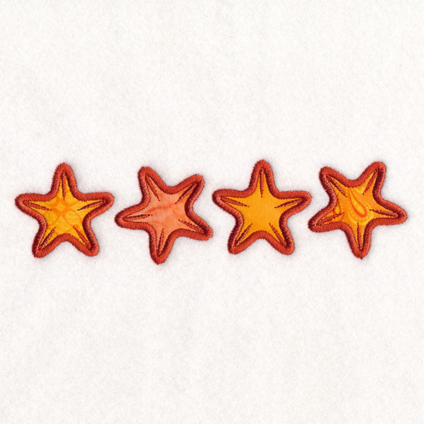 By the Sea Border - Starfish (Applique)