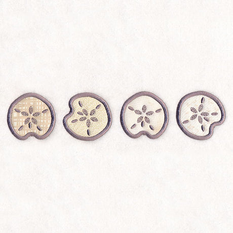 By the Sea Border - Sand Dollar (Applique)