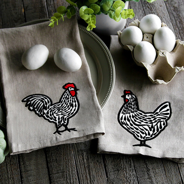 Classic Farmhouse Rooster (Applique)