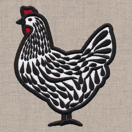 Classic Farmhouse Chicken (Applique)