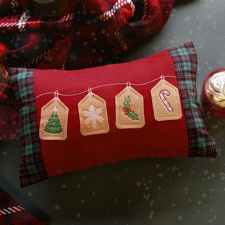 Christmas Tags Border (Applique)