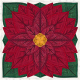 Quarter Poinsettia Flower (Applique)