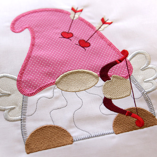 Cupid for Valentine's Day Gnome (Heirloom Applique)