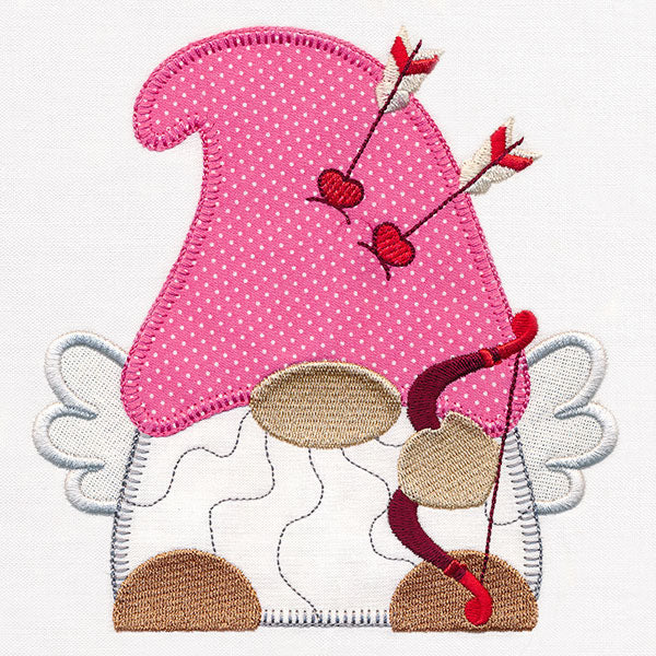 Cupid for Valentine's Day Gnome (Heirloom Applique)