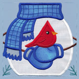 Warm Winter Welcome Snowman - Arms & Scarf (Applique)