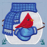 Warm Winter Welcome Snowman - Arms & Scarf (Applique)