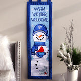 Warm Winter Welcome Snowman - Bottom Buttons (Applique)