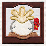 Crazy Coop Chicken Square - Gertrude (Quilt Block)