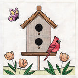 Birdhouse Block Party Build-A-Scene Square 2 (Applique)