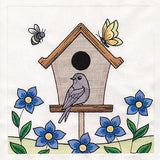 Birdhouse Block Party Build-A-Scene Square 4 (Applique)