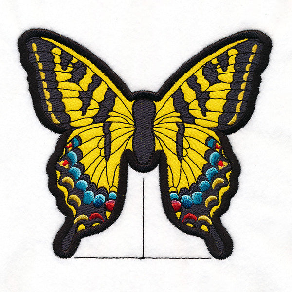 Swallowtail Accent (Split Seam Applique)