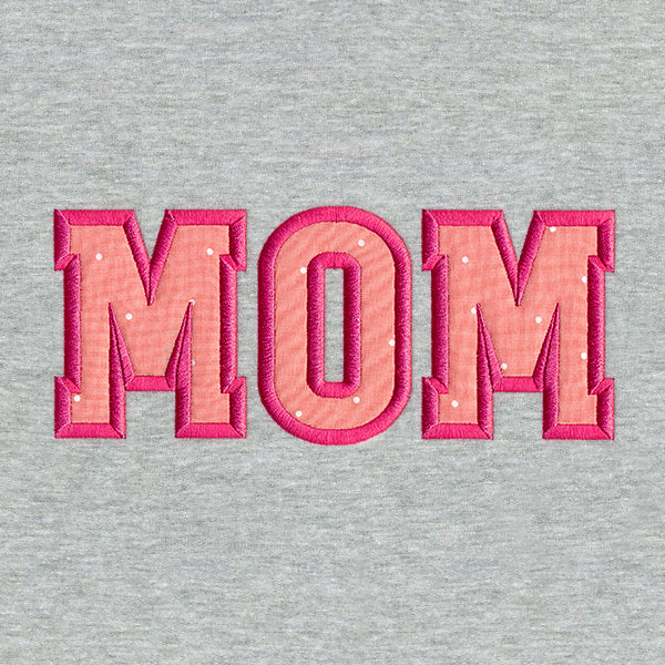 Cherished Letters - Mom (Applique)