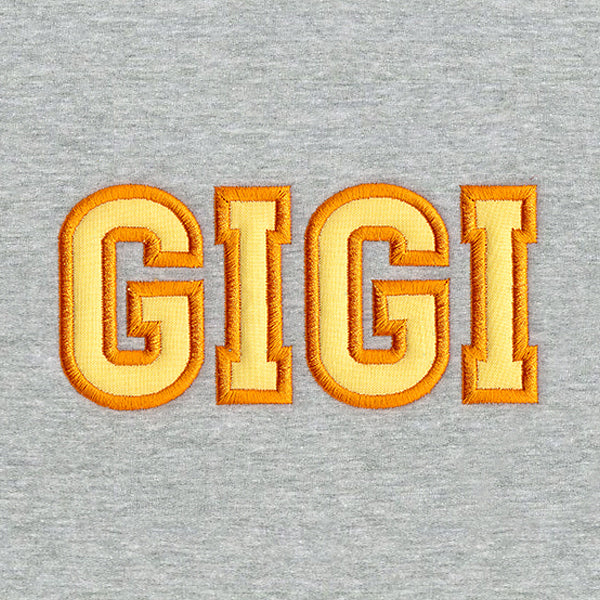 Cherished Letters - Gigi (Applique)