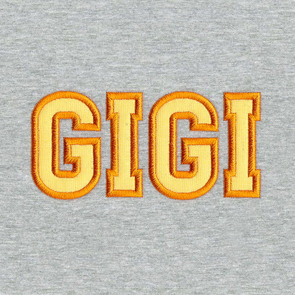 Cherished Letters - Gigi (Applique)